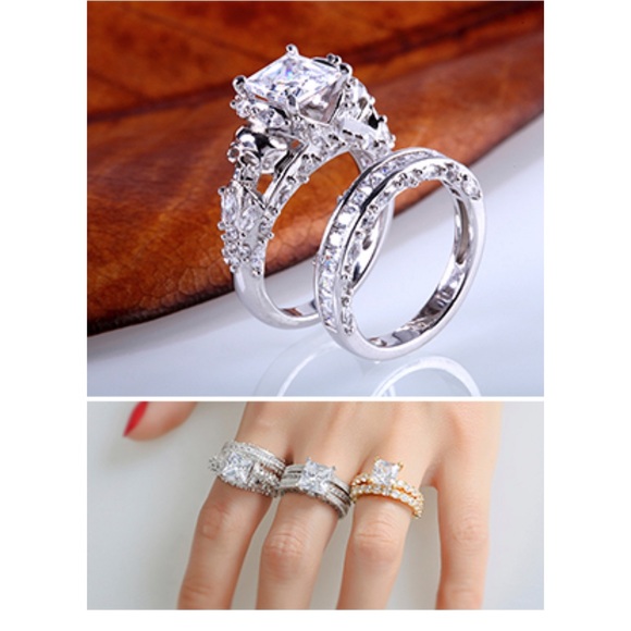 Jeulia Skeleton Sterling Silver Engagement Ring Size 3 - Picture 4 of 15